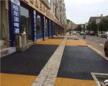 成都透水地坪-大英死海风情街